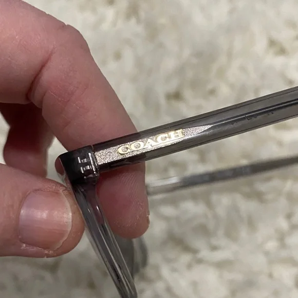 Coach 5176 transparent grey prescription glasses HC 6139U T - Picture 5 of 16